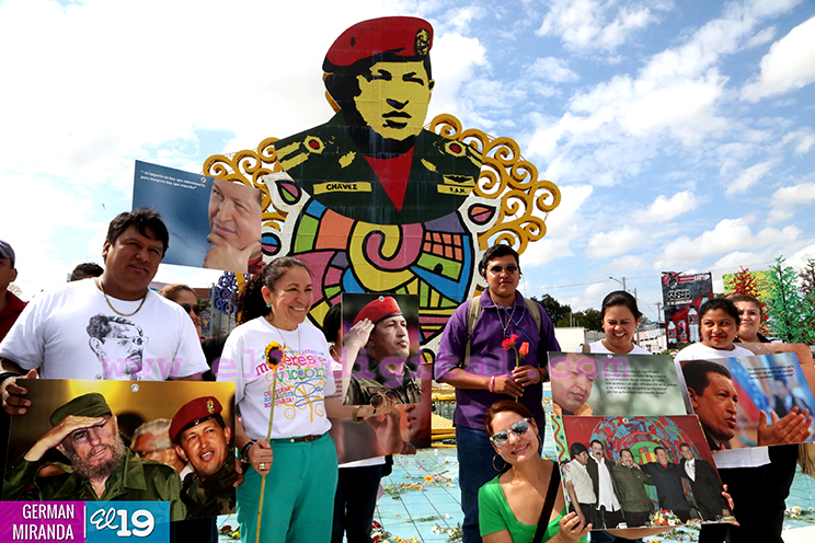 Nicaragua conmemora aniversario del tr&aacute;nsito a la inmortalidad del Comandante Hugo Ch&aacute;vez